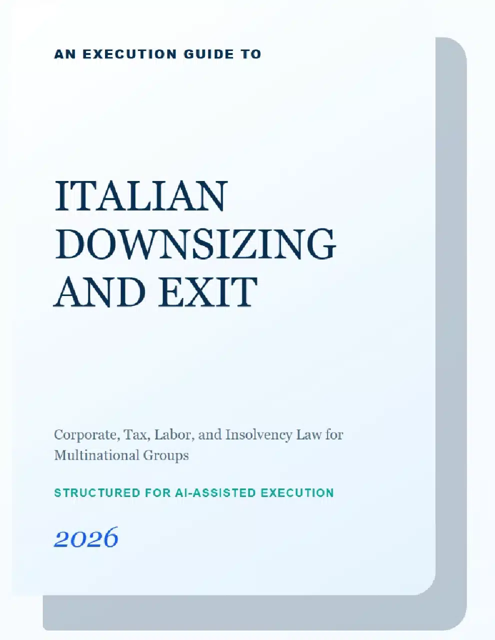 Italian Guide to Downsizing
